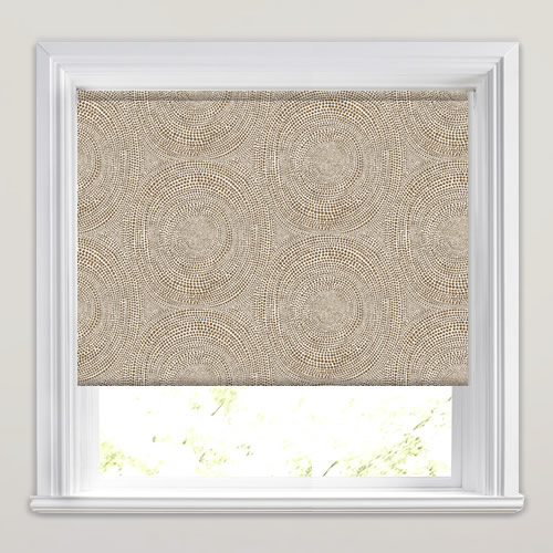 Rainforest Brown Roller Blind