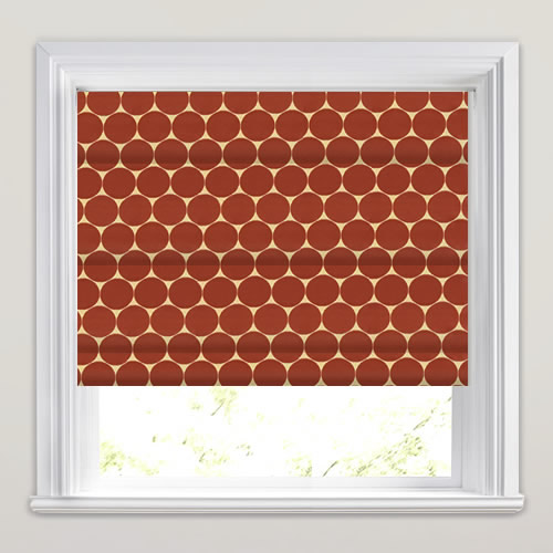 Eaton Cherry Roman Blind