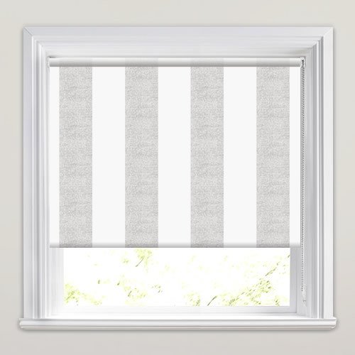 Textured Pebble & Pearl Glitter Broad Striped Roller Blinds