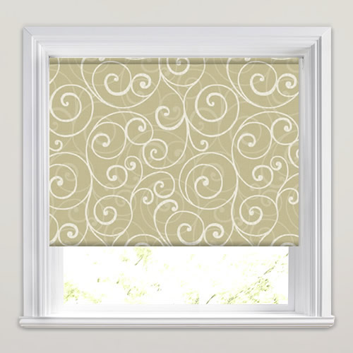 Scroll Sand Roller Blind