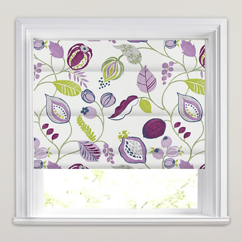 Zest Damson Roman Blind