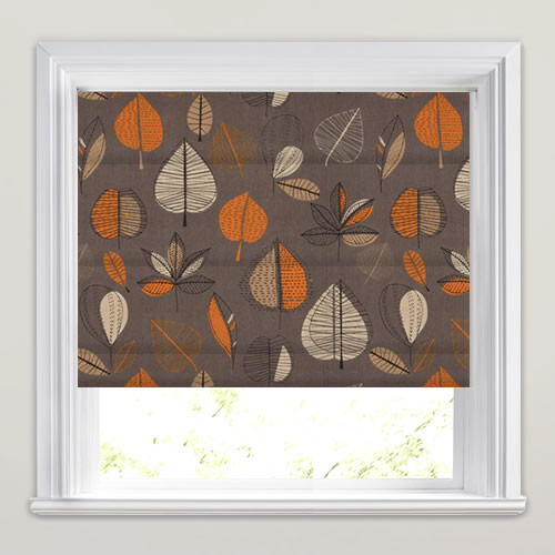 Maple Russet Roman Blind