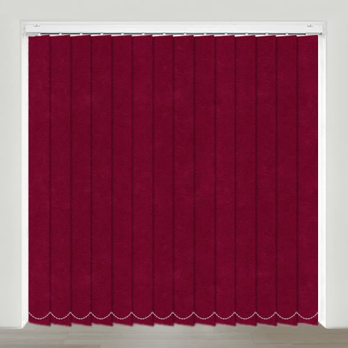 Nubuck Berry Vertical Blind