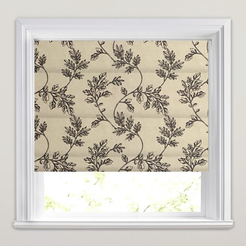 Trinity Onyx Roman Blind