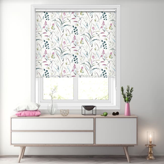 Floria Spring Contemporary Wild Meadow Patterned Roller Blinds Floria Spring Contemporary Wild Meadow Patterned Roller Blinds