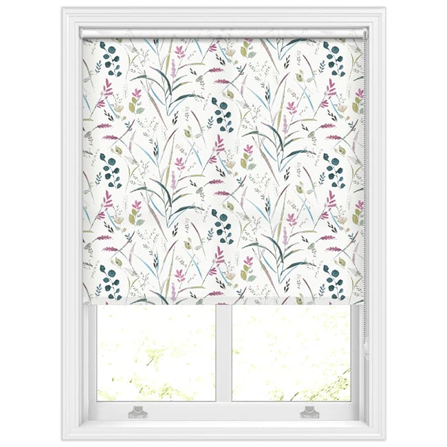 Floria Spring Contemporary Wild Meadow Patterned Roller Blinds Floria Spring Contemporary Wild Meadow Patterned Roller Blinds