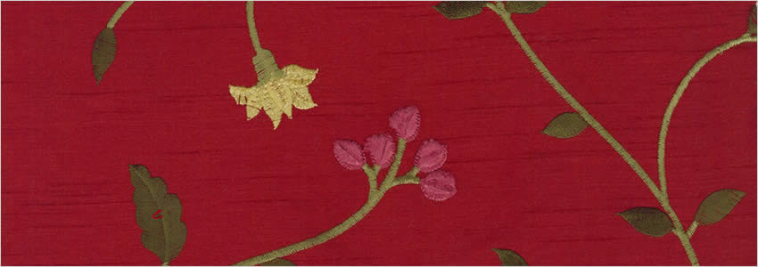 Bastille Burgundy Curtains