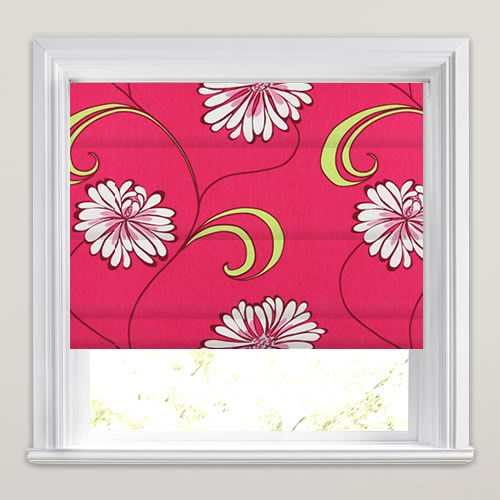 Rio Fuchsia Roman Blind