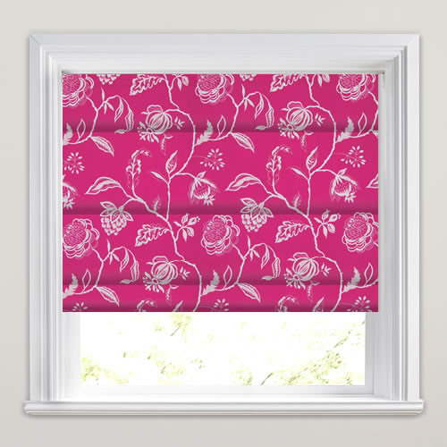 Lahini Fuchsia Roman Blind