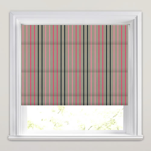 Tuxedo Roulette Roman Blind