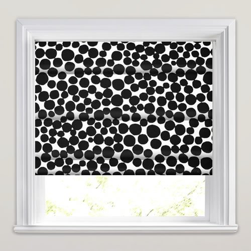 Fizz Onyx Roman Blind