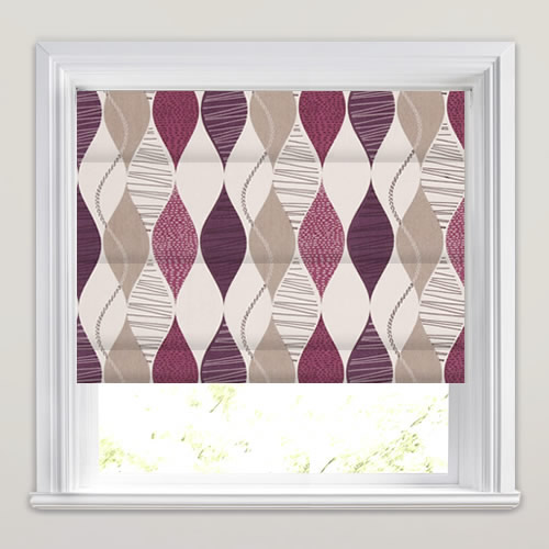 Alderley Damson Roman Blind