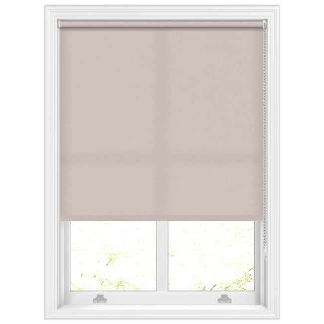 Gala Hint Pale Blush Pink Roller Blinds, Made to Measure
