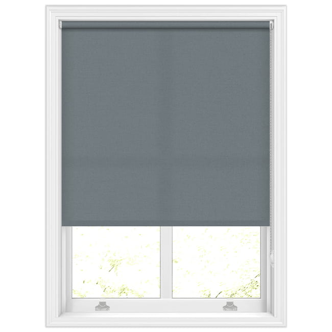 Dark Rock Grey Roller Blinds, Made to Measure Window Blinds