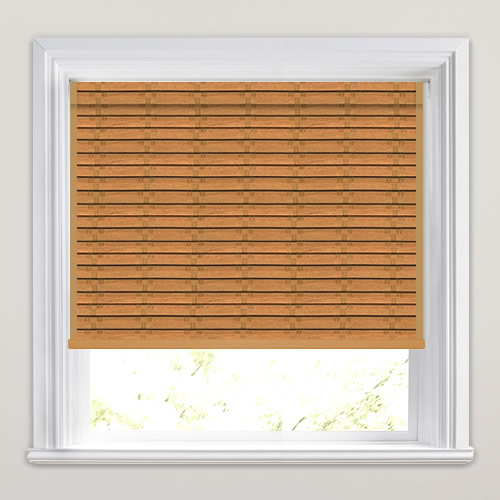 Martinique Teak Woven Wood Blind