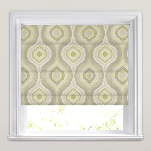 Magnesium Citron Roman Blind