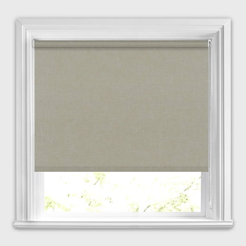 Light Greyish Taupe Blackout Roller Blinds, Thermal Made to Measure