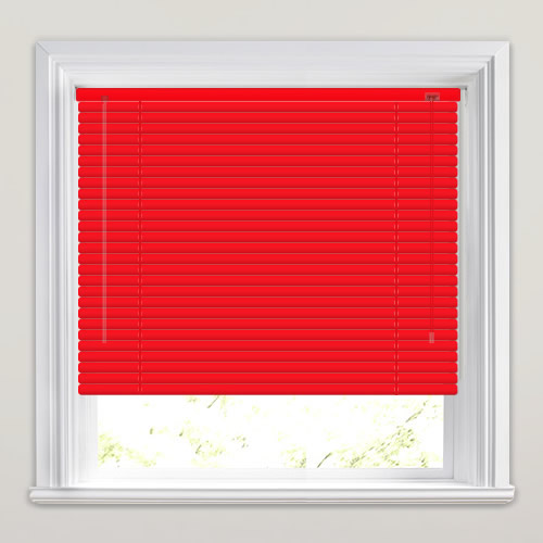 Bright Red Blinds, High Quality Colourful, Vibrant & Funky