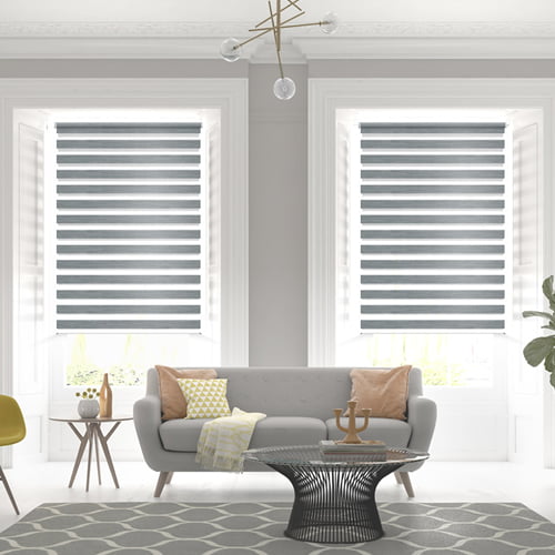 Vision Blinds UK PRODUCT Zebra Made to measure BLACKOUT Day & Night 