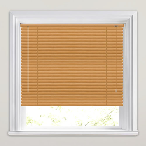 Natural Honey Light Wood Effect Blinds, Made to Measure
