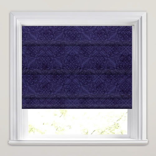 Samba Indigo Roman Blind