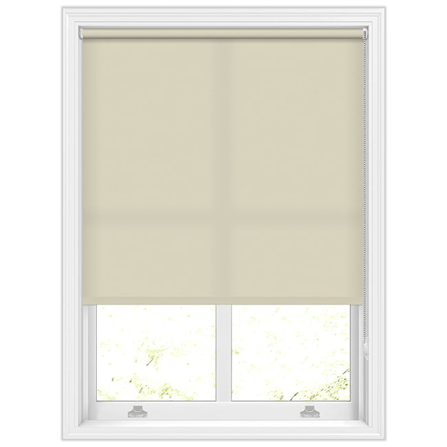 Kira Balance Beige Roller Blinds. Light Filtering Fabric, Custom Made