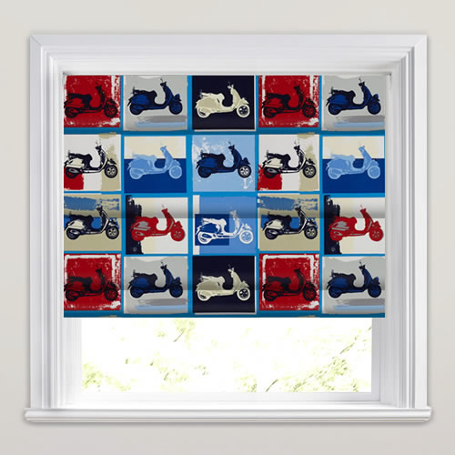 Scooter Mod Roman Blind