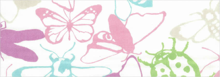 Papillion Rose Curtains