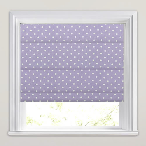 Nancy Lavender Roman Blind