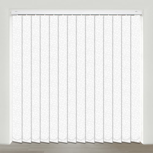 Silhouette White Vertical Blind