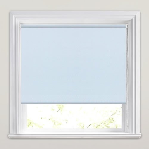 Luxury Light Blue Waterproof Bathroom Roller Blinds