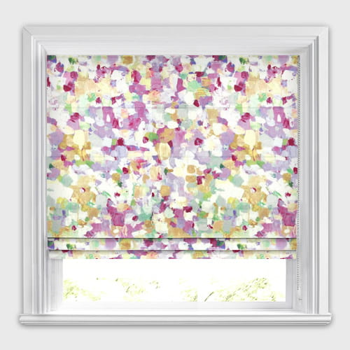 Raindrops Vintage Roman Blind