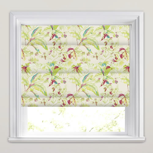 Borneo Peony Roman Blind