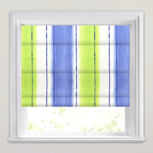 Pasha Azure Roman Blind