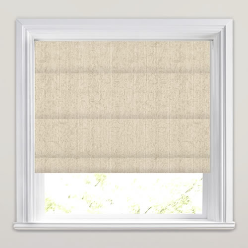 Platinum Linen Roman Blind