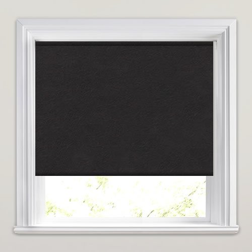 Nubuck Black Roller Blind
