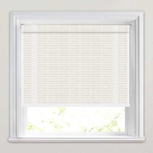 White Painted Wood Blinds, Luxury Made to Measure