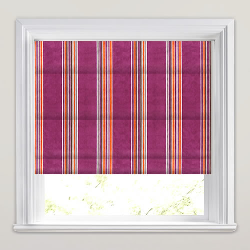 Parador Magenta Roman Blind