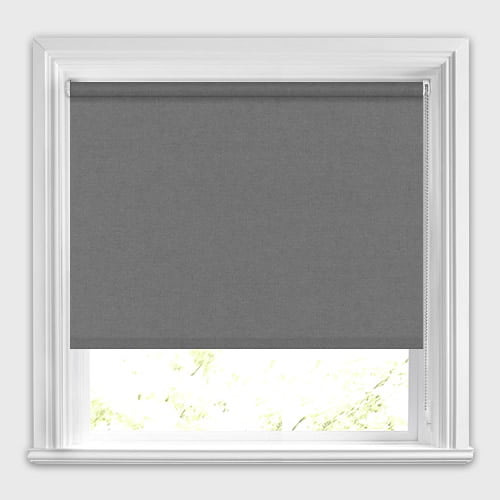 Dark Rock Grey Roller Blinds, Made to Measure