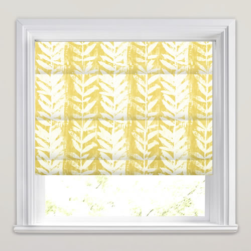 Morella Sulphur Roman Blind