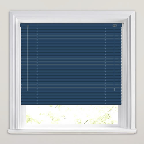 Dark Navy Blue Aluminium Blinds, Made to Order