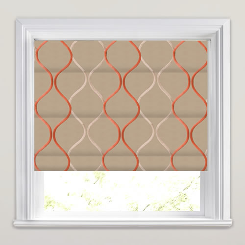 Masquerade Amber Roman Blind