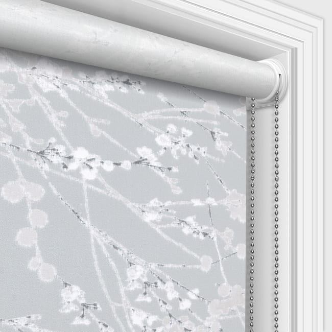 Oshima Zen Cherry Blossom Textured Patterned Roller Blinds