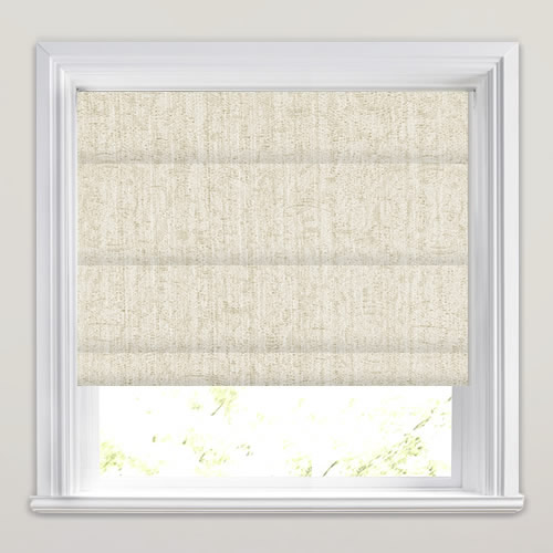 Platinum Oyster Roman Blind