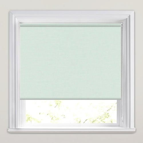 Pale Mint Green Roller Blinds, Made to Measure