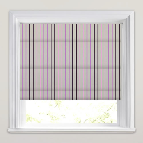 Tuxedo Viola Roman Blind