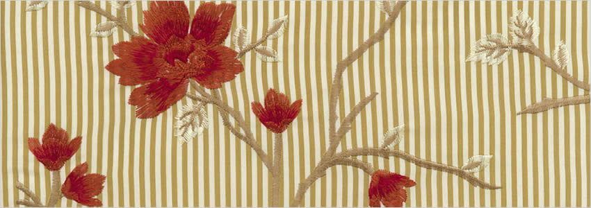 Henrietta Cranberry Curtains