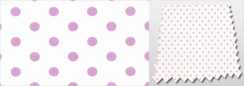 Dotty Lavender Curtains