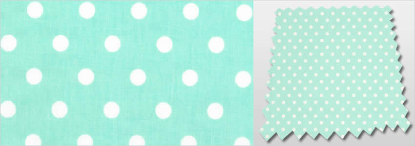 Dotty Turquoise Curtains