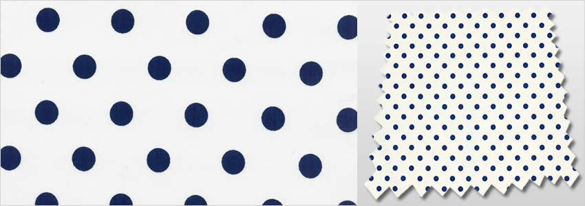 Dotty Denim Curtains